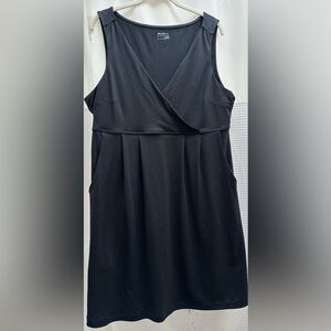 NWOT Eddie Bauer Black Dress w/Pockets XL